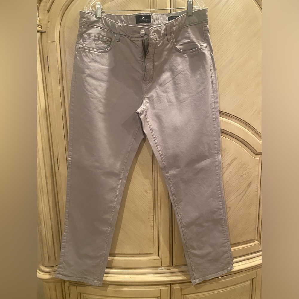Cremieux light grey confort stretch twill pant